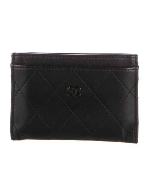 Chanel Card Holder Interlocking CC Logo Card Holder