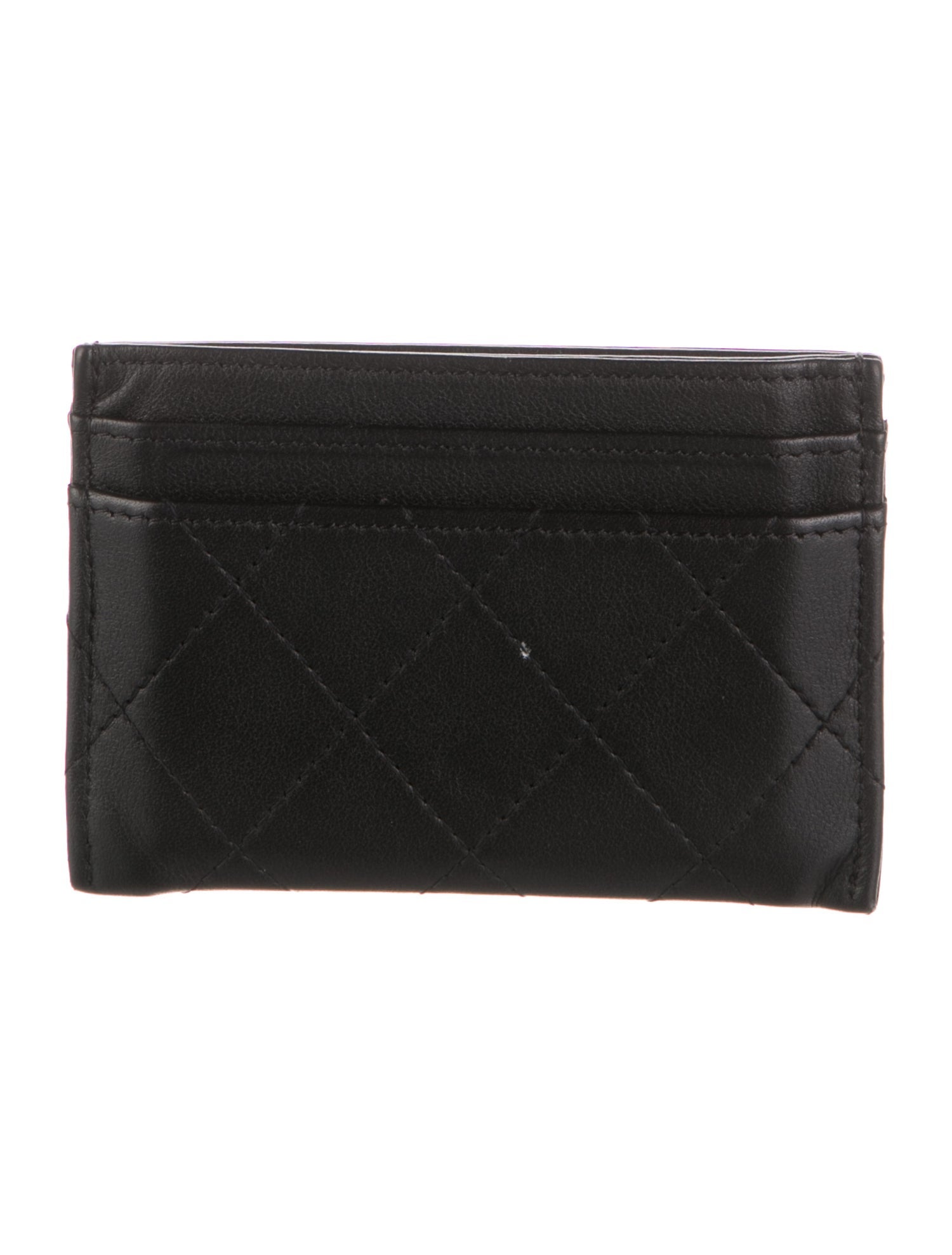 Chanel Card Holder Interlocking CC Logo Card Holder