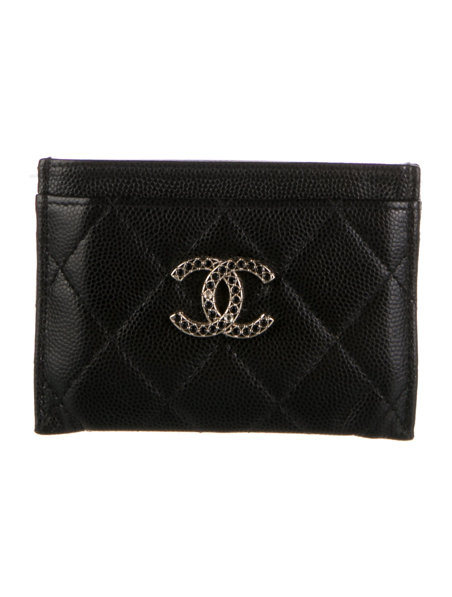 Chanel Card Holder Interlocking CC Logo Card Holder