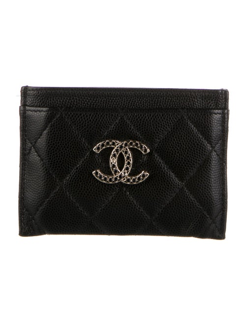 Chanel Card Holder Interlocking CC Logo Card Holder