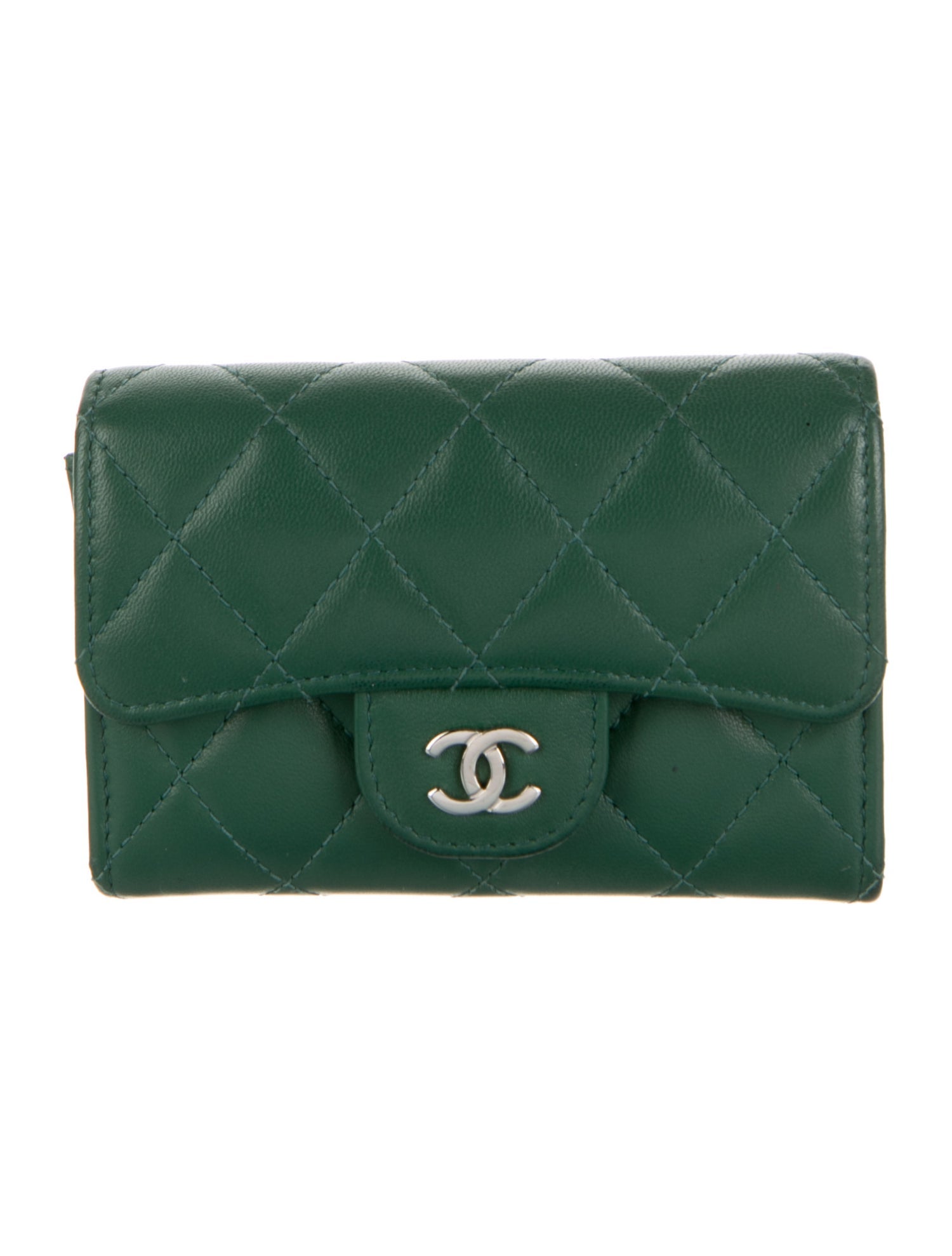 Chanel 2019 Card Holder Flap Trifold Wallet