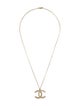 Chanel Strass CC Pendant Necklace