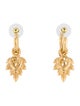 Chanel 2022 Strass CC Drop Earrings