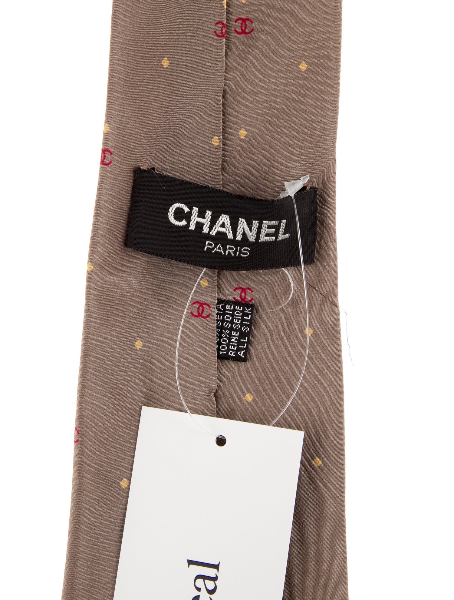 Chanel CC Silk Tie