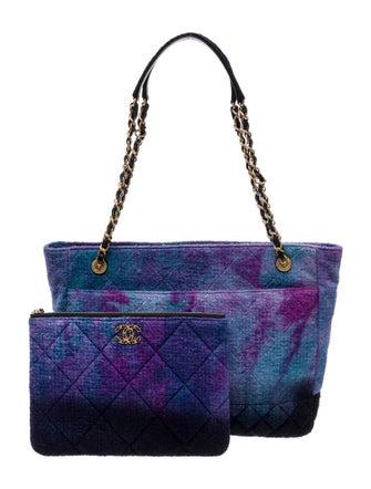 Chanel Tie-Dye Tweed Timeless Tote