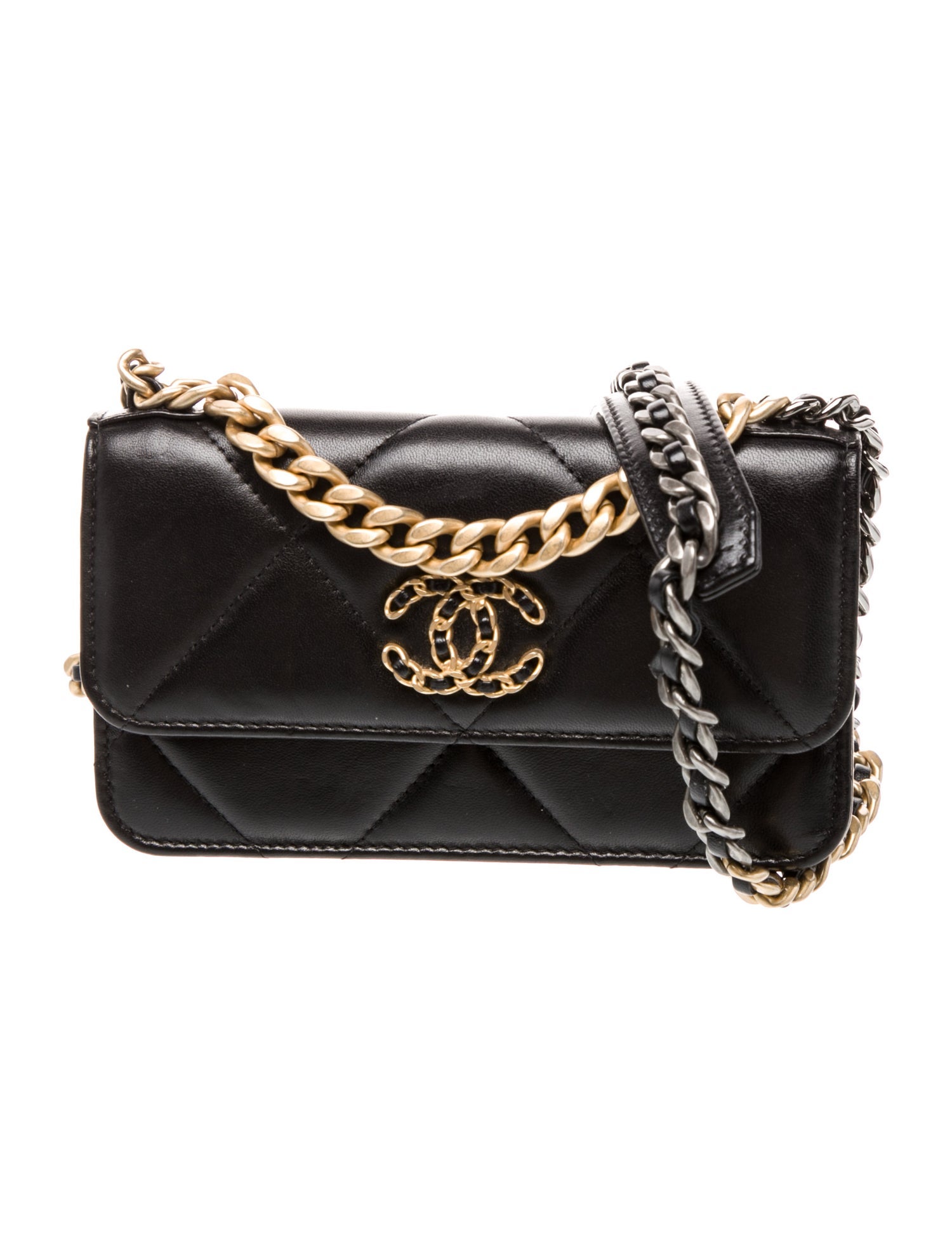 Chanel 19 Flap Phone Holder w/ Chain