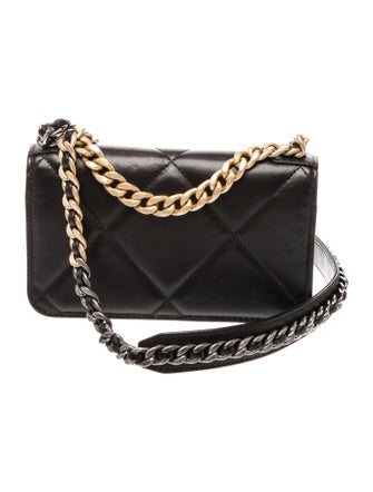 Chanel 19 Flap Phone Holder w/ Chain