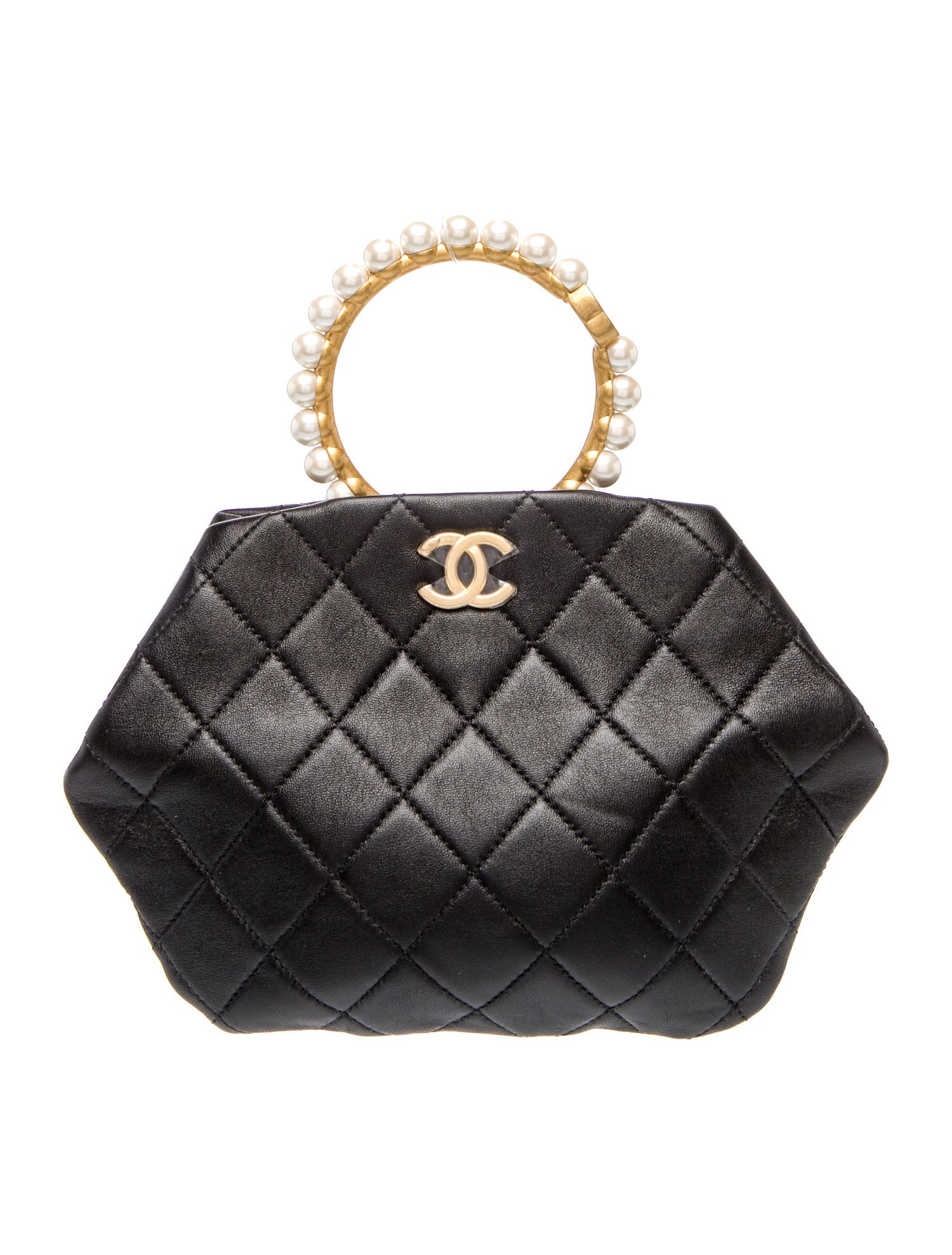 Chanel Pearl Crown Clutch