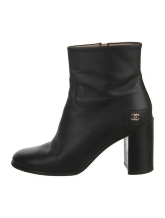 Chanel 2016 Interlocking CC Logo Boots