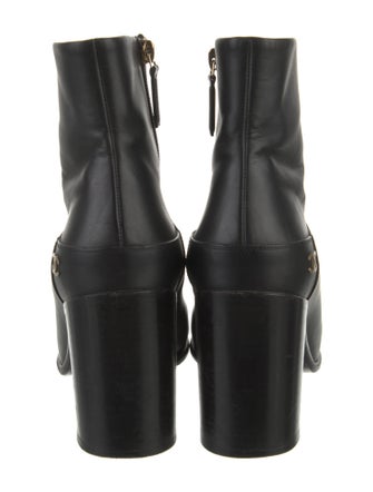 Chanel 2016 Interlocking CC Logo Boots