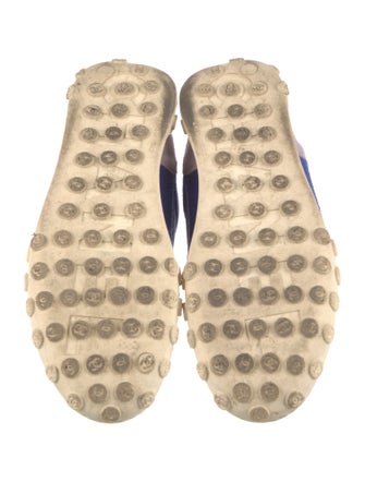 Chanel Interlocking CC Logo Suede Sneakers