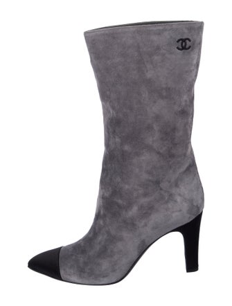 Chanel 2017 Interlocking CC Logo Boots