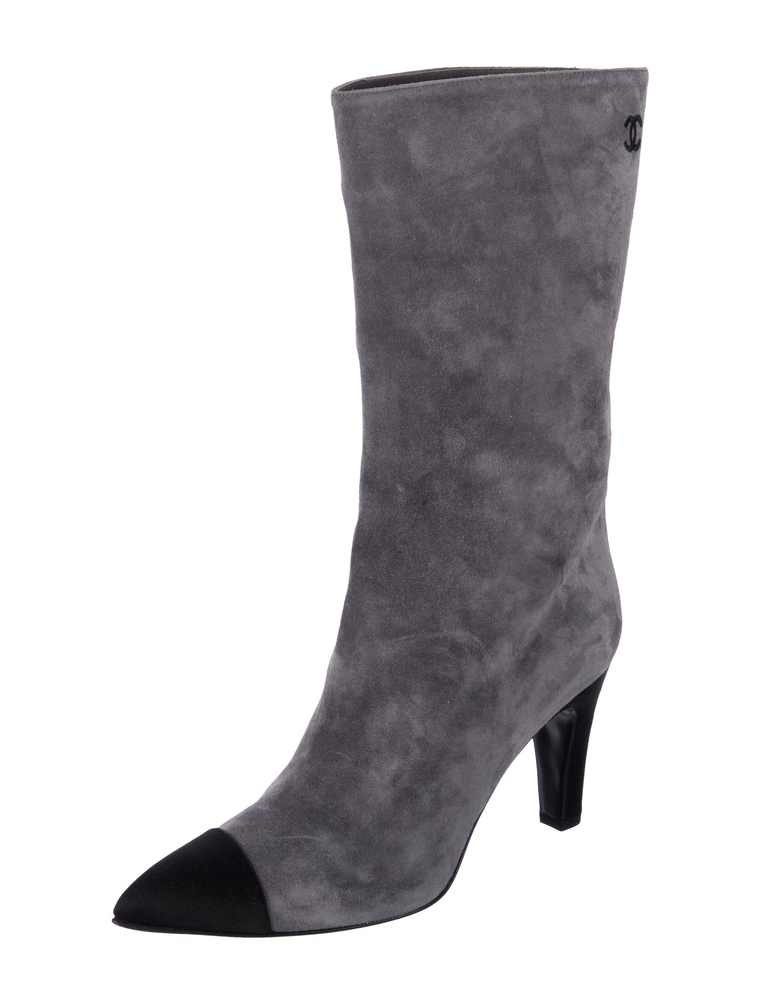 Chanel 2017 Interlocking CC Logo Boots