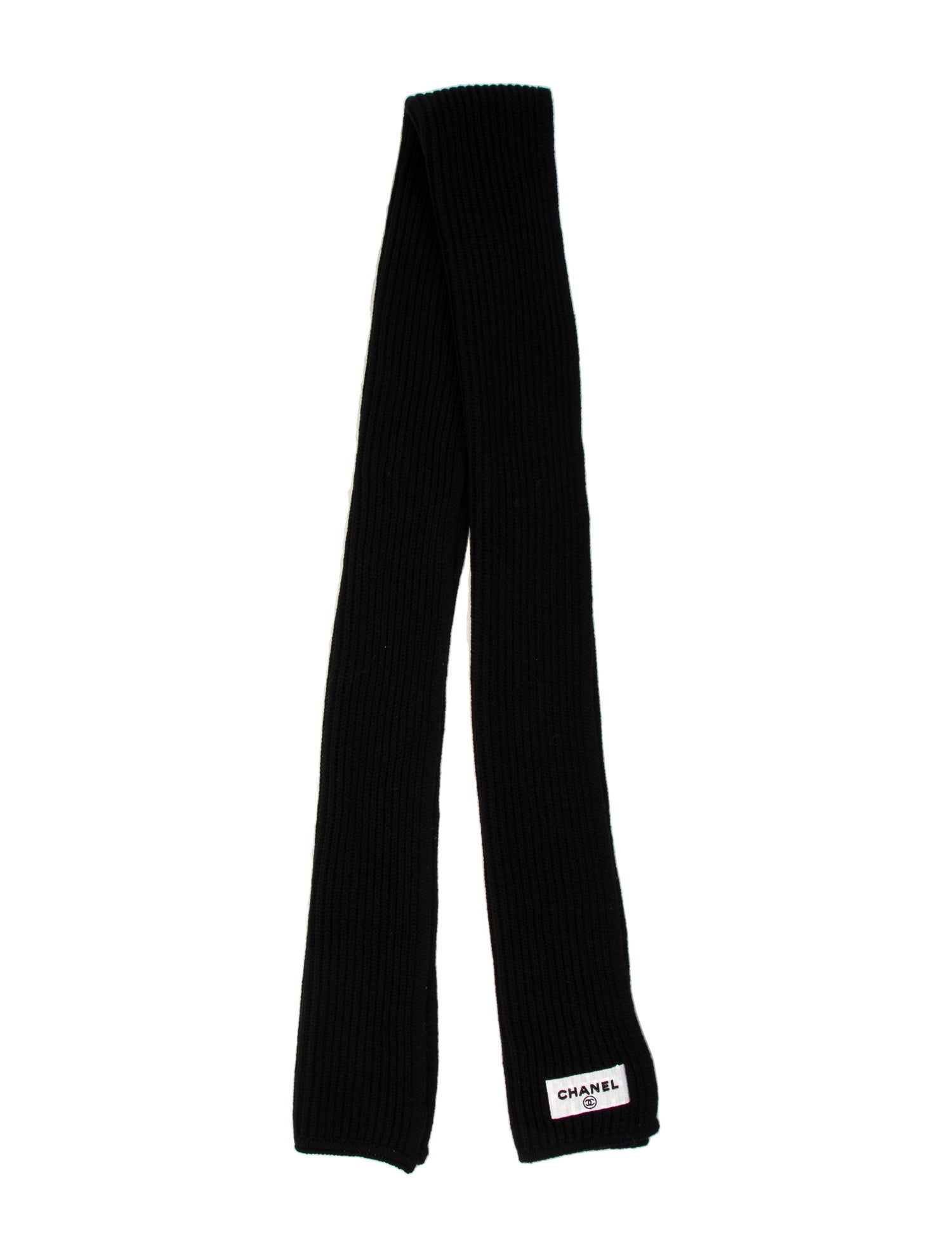 Chanel Logo Cashmere Scarf