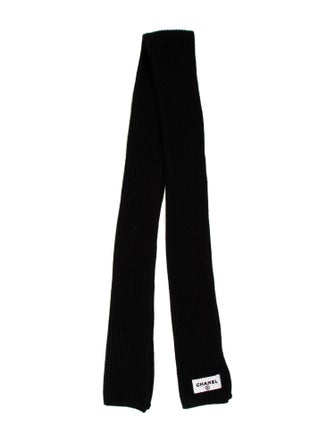 Chanel Logo Cashmere Scarf