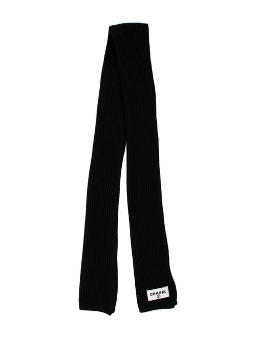 Chanel Logo Cashmere Scarf
