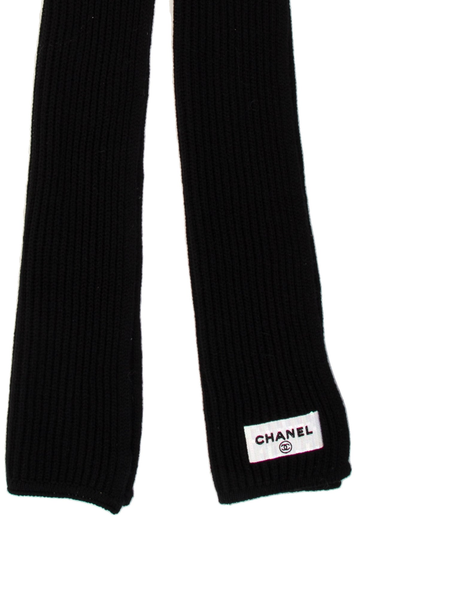 Chanel Logo Cashmere Scarf