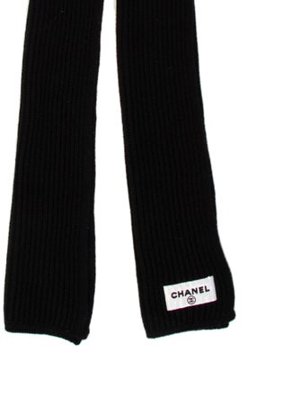 Chanel Logo Cashmere Scarf
