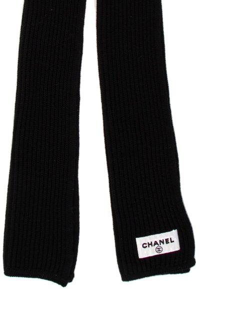 Chanel Logo Cashmere Scarf