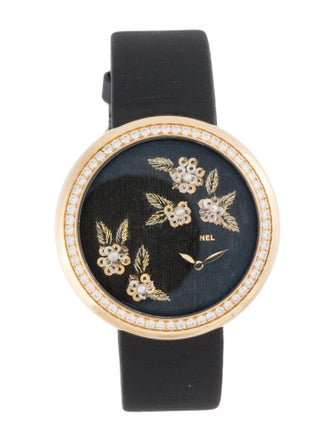 Chanel Mademoiselle Privé Camélia Lesage Watch