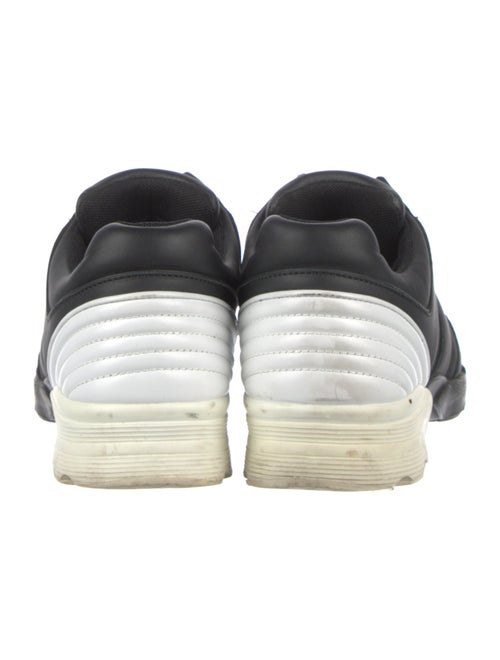 Chanel Interlocking CC Logo Leather Sneakers
