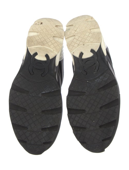 Chanel Interlocking CC Logo Leather Sneakers