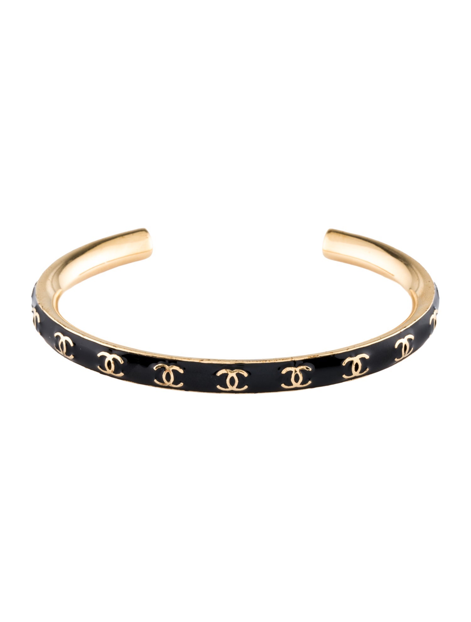 Chanel Enamel CC Cuff Bracelet
