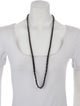 Chanel Leather CC Turnlock Long Necklace