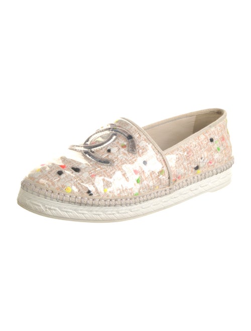 Chanel 2019 Interlocking CC Logo Espadrille Sneakers