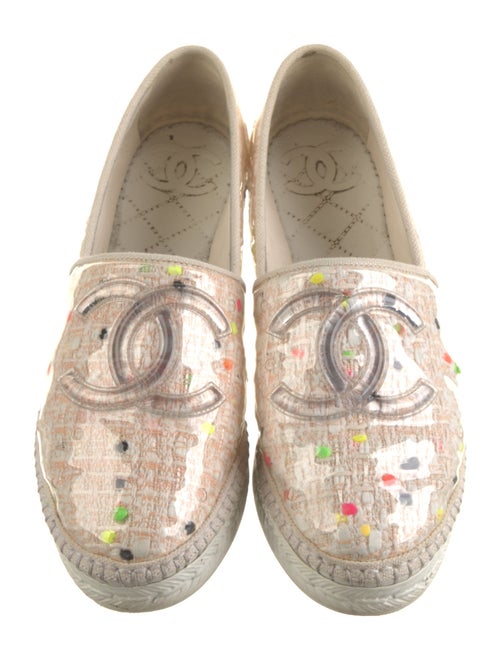 Chanel 2019 Interlocking CC Logo Espadrille Sneakers