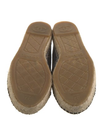 Chanel 2020 Interlocking CC Logo Espadrilles