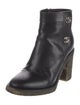 Chanel 2015 Interlocking CC Logo Boots