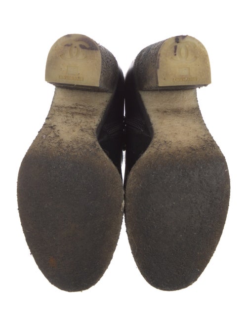 Chanel 2015 Interlocking CC Logo Boots