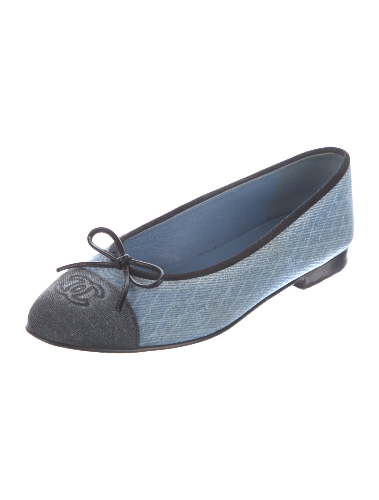 Chanel 2025 Interlocking CC Logo Ballet Flats