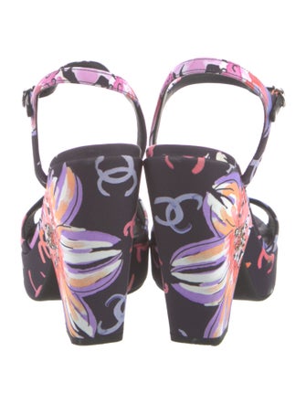 Chanel 2024 Interlocking CC Logo Sandals