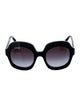 Chanel Interlocking CC Logo Oversize Sunglasses