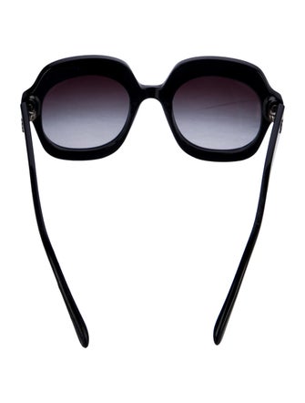 Chanel Interlocking CC Logo Oversize Sunglasses