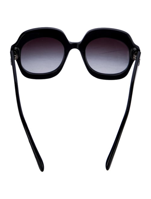 Chanel Interlocking CC Logo Oversize Sunglasses