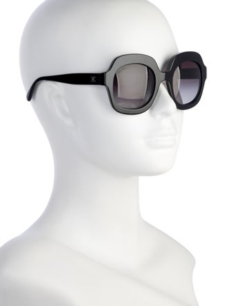 Chanel Interlocking CC Logo Oversize Sunglasses