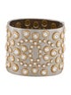 Chanel Strass CC Hinged Bracelet