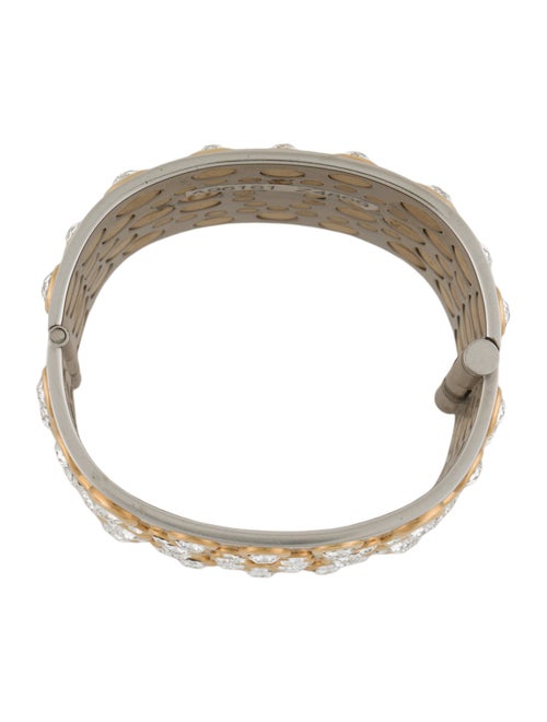 Chanel Strass CC Hinged Bracelet