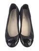 Chanel Interlocking CC Logo Lambskin Flats