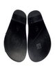 Chanel Interlocking CC Logo Leather Slides