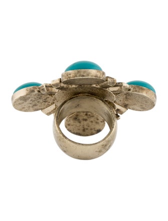 Chanel Strass & Resin CC Cocktail Ring