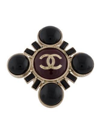 Chanel Resin & Strass Cocktail Ring