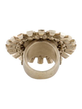 Chanel Strass & Resin CC Cocktail Ring