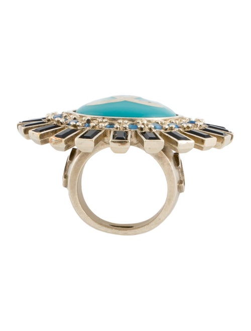 Chanel Strass & Resin CC Cocktail Ring