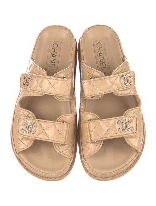 Chanel 2024 Interlocking CC Logo Slides