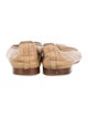 Chanel Interlocking CC Logo Leather Ballet Flats