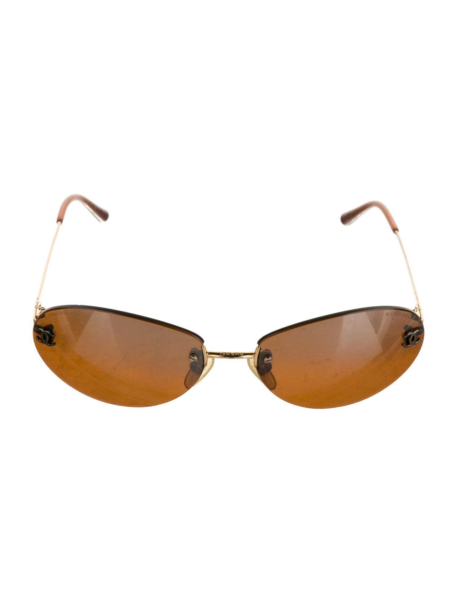 Chanel Cat-Eye Mirrored Sunglasses